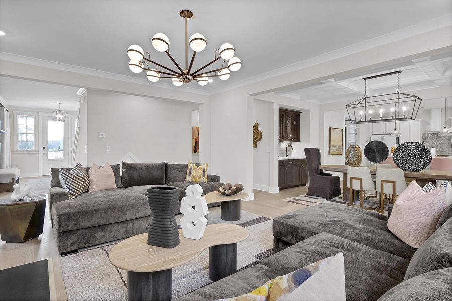 Furnished interior view inside a new home in , Summerville (Image 15).