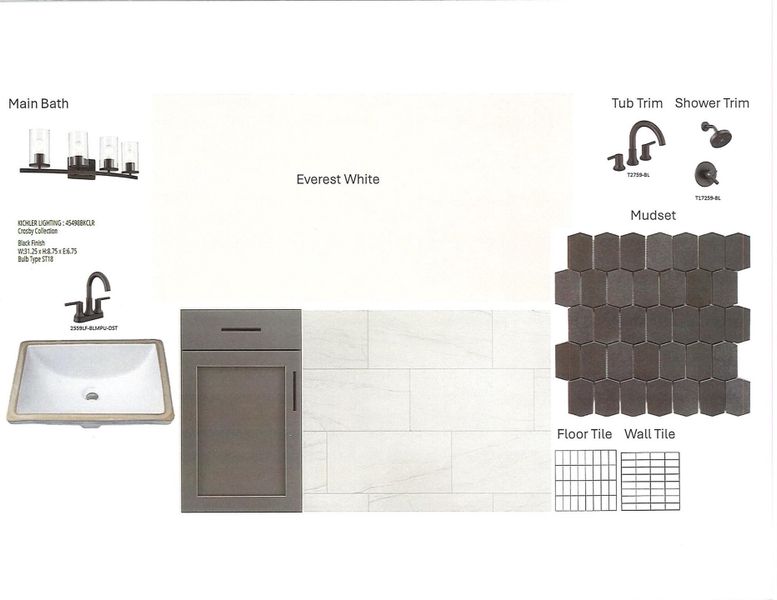 Main Bath Selections