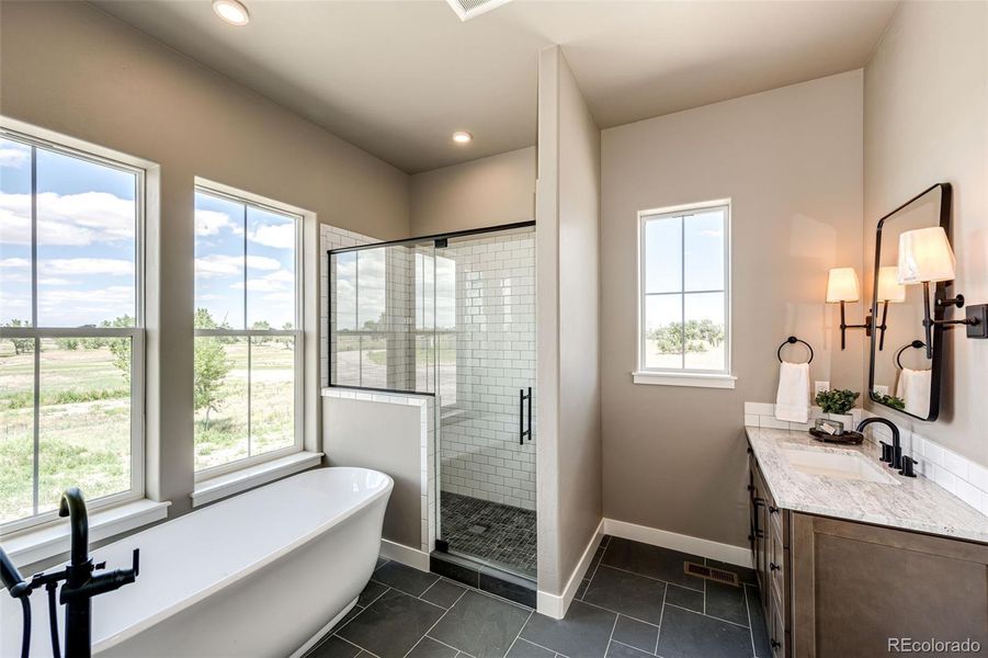 Furnished interior view inside a new home in , Byers (Image 8).