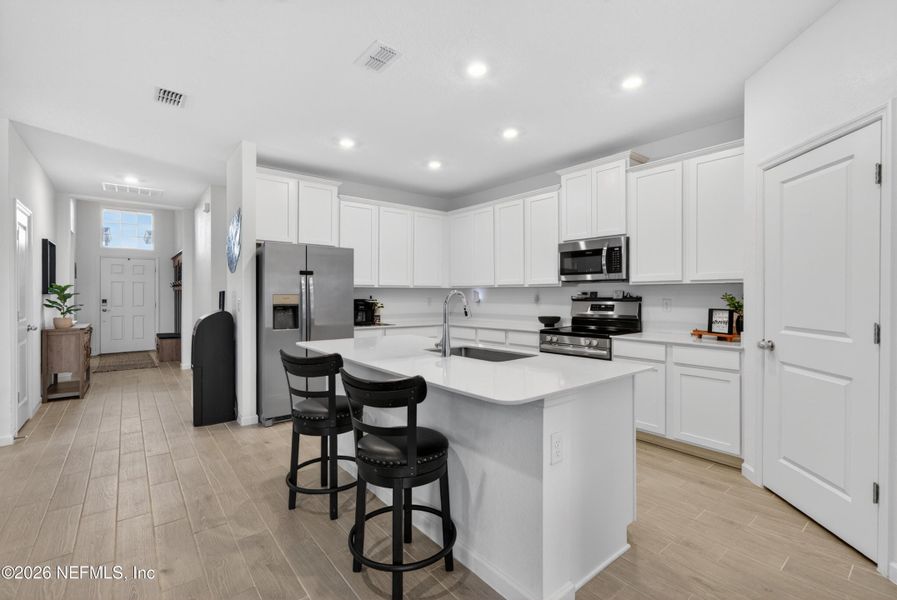 Furnished interior view inside a new home in , Jacksonville (Image 23).