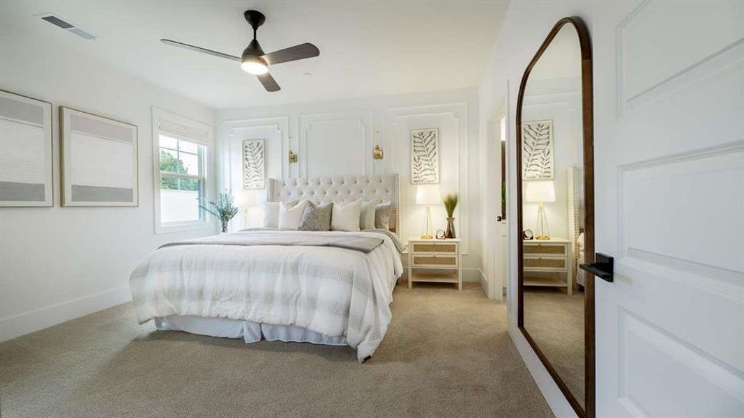 Furnished interior view inside a new home in The Village at Sandy Plains, Marietta (Image 34).