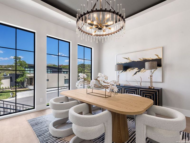 Furnished interior view inside a new home in , San Antonio (Image 11).