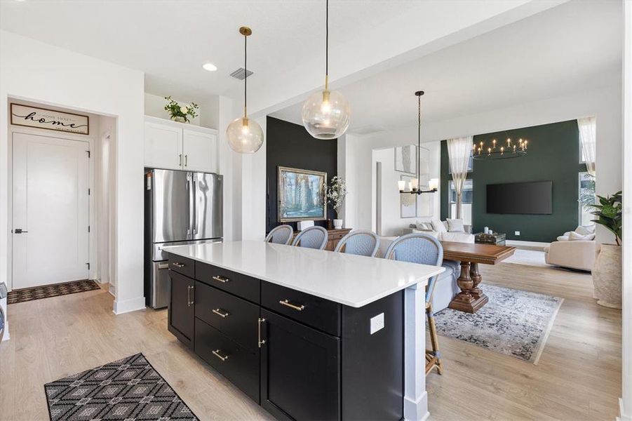 Furnished interior view inside a new home in , Okahumpka (Image 13).