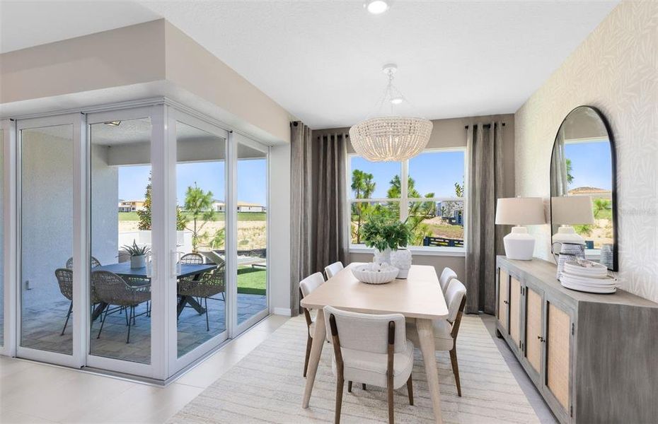 Furnished interior view inside a new home in Riverwood, Zephyrhills (Image 4).