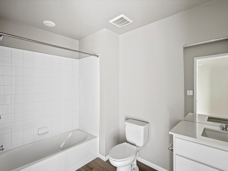 Furnished interior view inside a new home in York Station, Thornton (Image 6).