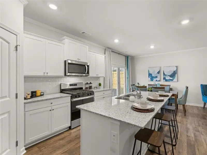 Furnished interior view inside a new home in Rosewood Farms, Acworth (Image 13).