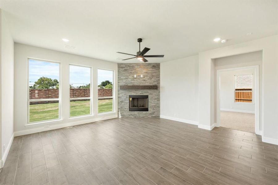 Spacious, unfurnished interior of a new home in Mockingbird Hills 60-65, Joshua (Image 21).