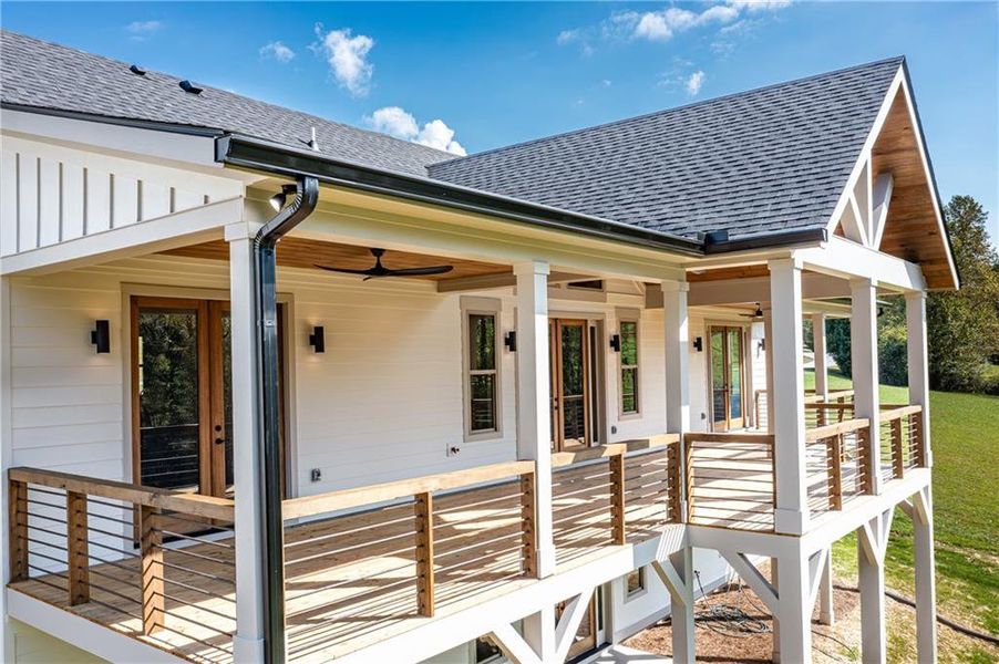 Exterior details and patio area of a home in , Blairsville (Image 4). Exterior details and patio area of a home in , Blairsville (Image 4).