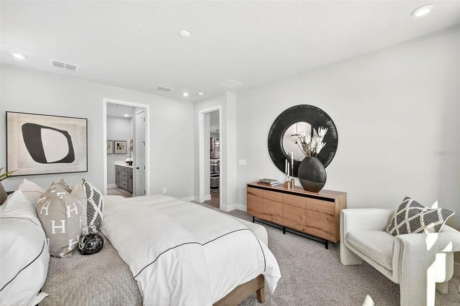 Furnished interior view inside a new home in Crosswind Ranch, Parrish (Image 23).