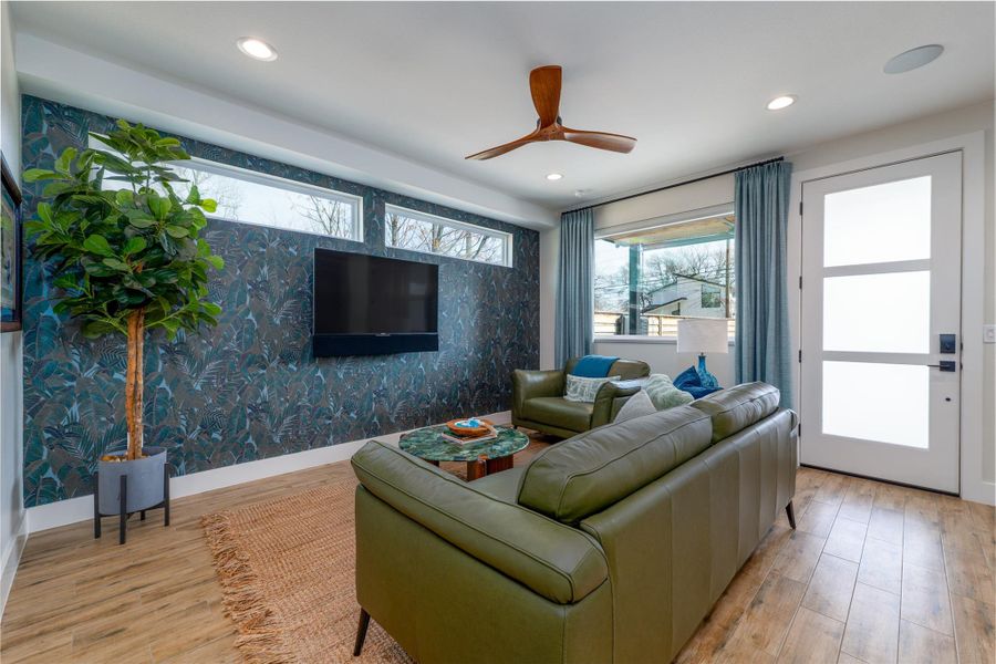 Furnished interior view inside a new home in , Austin (Image 10).