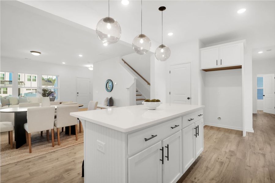 Furnished interior view inside a new home in Homecoming, Ravenel (Image 14).