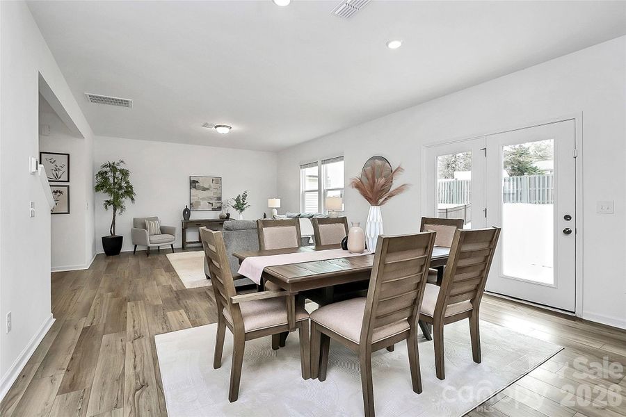 Furnished interior view inside a new home in Sunbriar, Charlotte (Image 32).