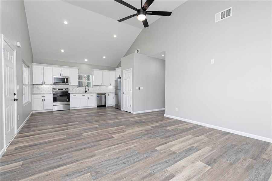 Spacious, unfurnished interior of a new home in , White (Image 15).