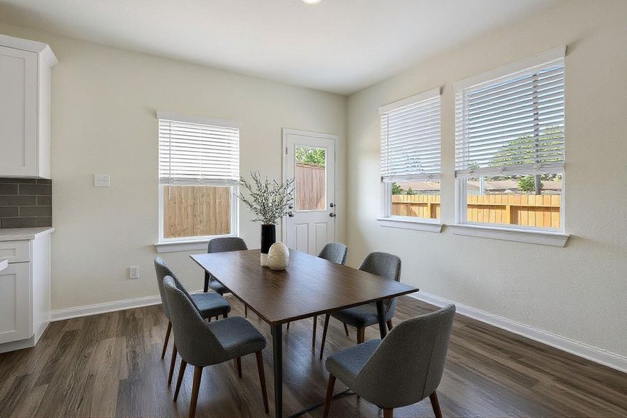 Furnished interior view inside a new home in Aldine Pines, Houston (Image 4).