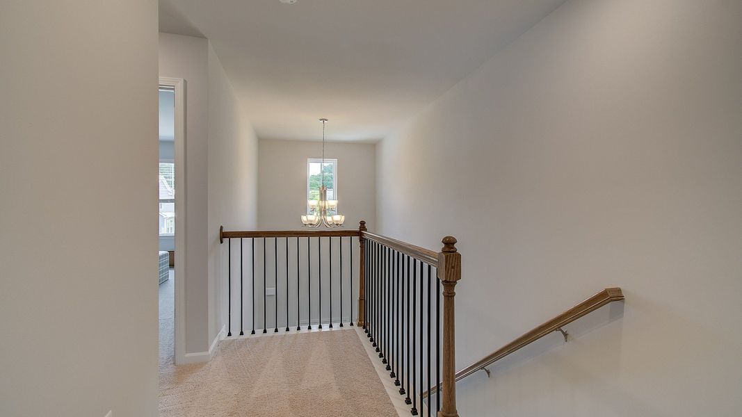 Representative furnished interior of a home built from the Layla II by DRB Homes in Enclave at Evergreen, Fairburn (Image 15).