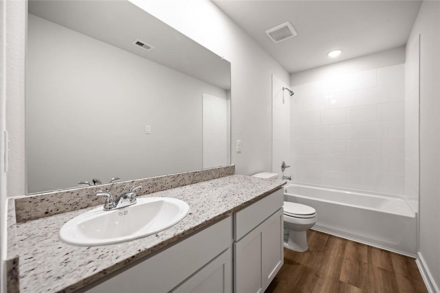 Furnished interior view inside a new home in Tejas Village, Beasley (Image 6). Furnished interior view inside a new home in Tejas Village, Beasley (Image 6).