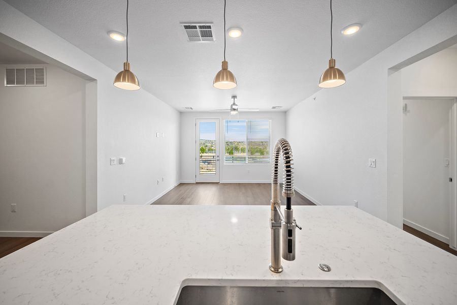 Close-up of interior finishes inside a home in The Residences at Victory Ridge, Colorado Springs (Image 11).