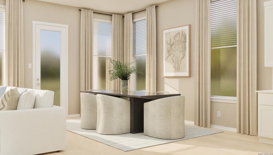 Furnished interior view inside a new home in Gatehouse, New Braunfels (Image 4).