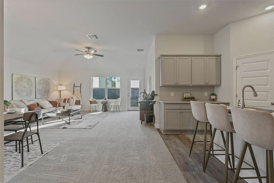 Furnished interior view inside a new home in Grand Oaks Reserve, Cleveland (Image 6).