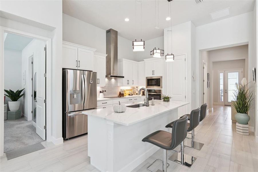 Furnished interior view inside a new home in , Port Orange (Image 15). Furnished interior view inside a new home in , Port Orange (Image 15).