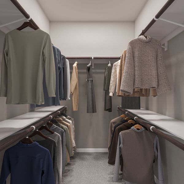 Representative furnished interior of a home built from the Rosedale by Tri Pointe Homes in Lariat, Liberty Hill (Image 19).