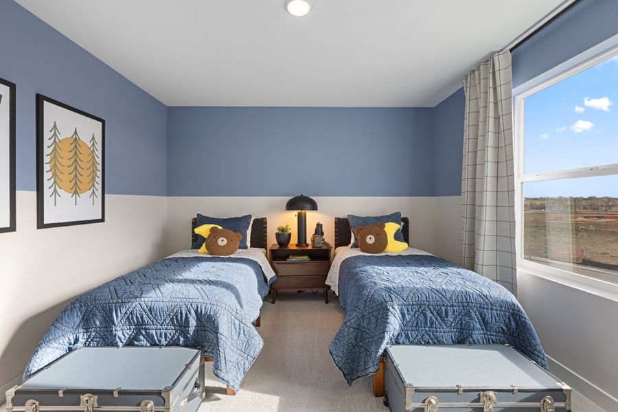 Representative furnished interior of a home built from the The Sunlight by Risewell Homes in Cordovan, Firestone (Image 16).