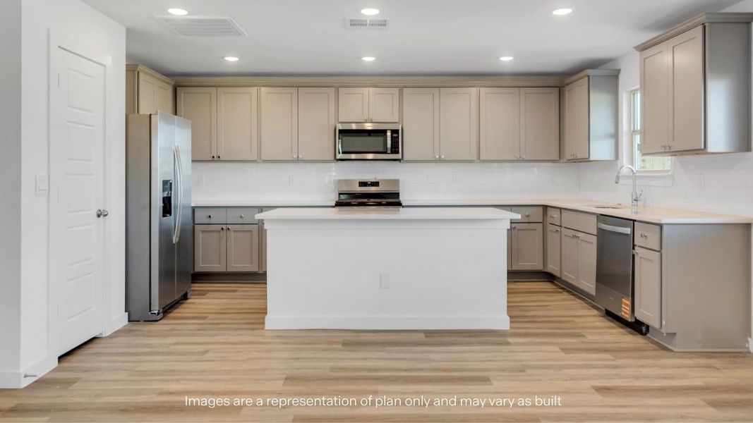 Furnished interior view inside a new home in Overlook West, Wolfforth (Image 6).