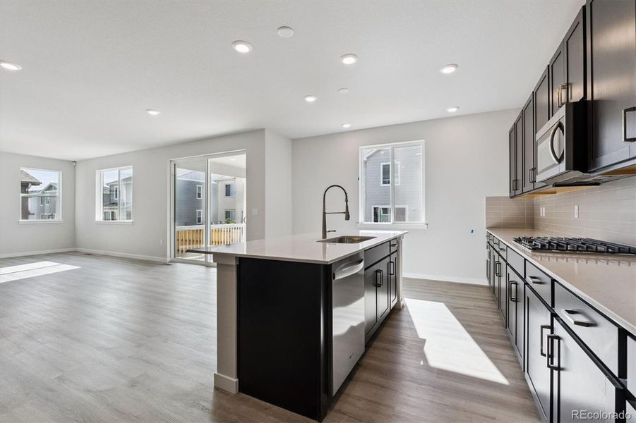 Furnished interior view inside a new home in Floret Collection at Parkdale Commons, Lafayette (Image 9).