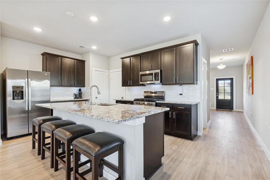 Furnished interior view inside a new home in , Willis (Image 18).