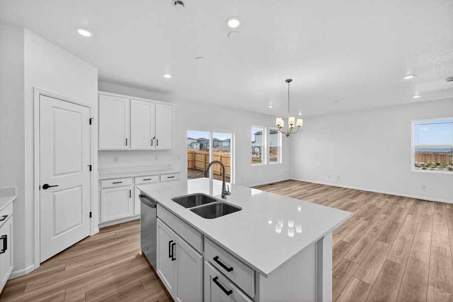 Furnished interior view inside a new home in Lake Bluff, Greeley (Image 4).