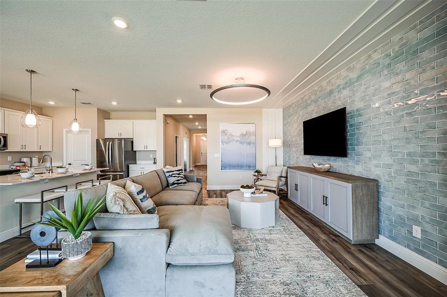 Furnished interior view inside a new home in Mirada, San Antonio (Image 10).