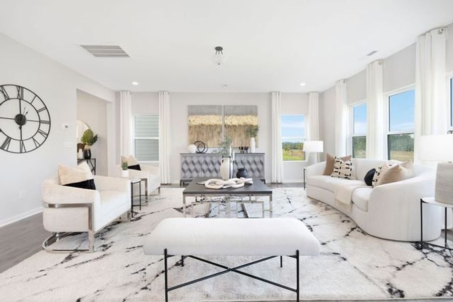 Representative furnished interior of a home built from the Liam by True Homes in Swaim Meadows, Winston-Salem (Image 8).