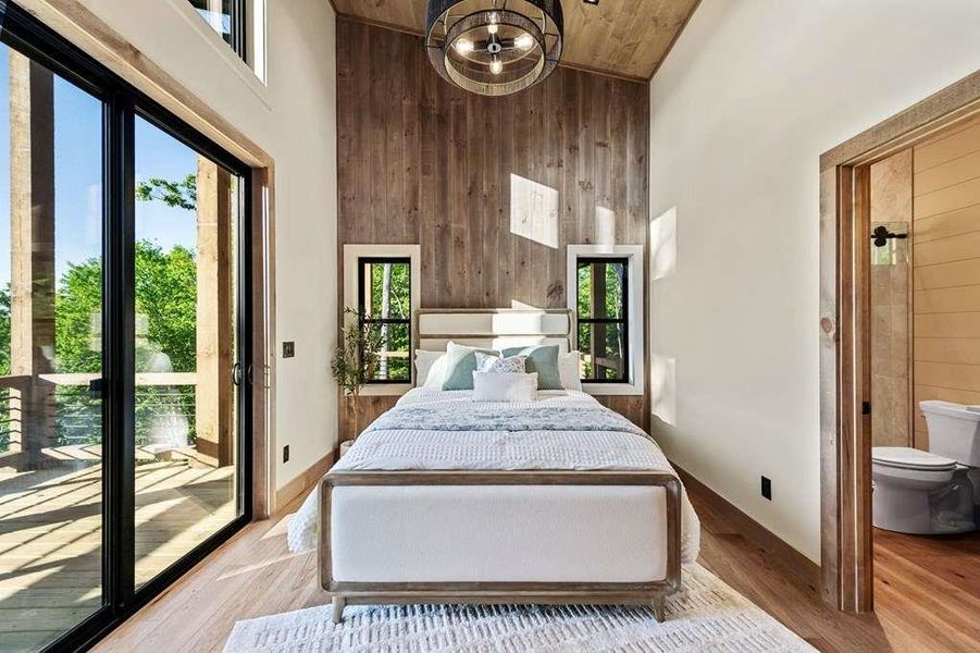 Furnished interior view inside a new home in , Blue Ridge (Image 52).