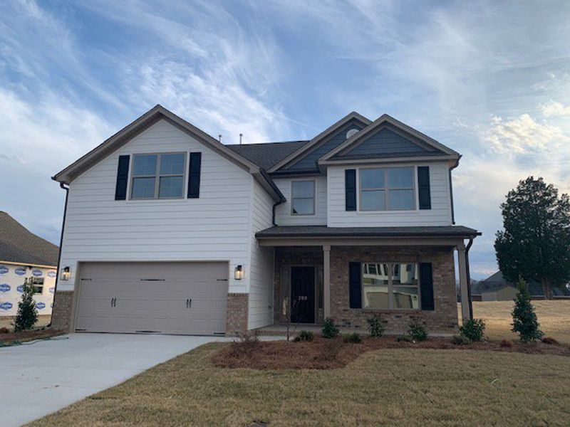 Representative exterior photo of a completed home built from the Fairfield by Keystone Homes NC in Royal Pines, Trinity, NC (Image 36). Representative exterior photo of a completed home built from the Fairfield by Keystone Homes NC in Royal Pines, Trinity, NC (Image 36).