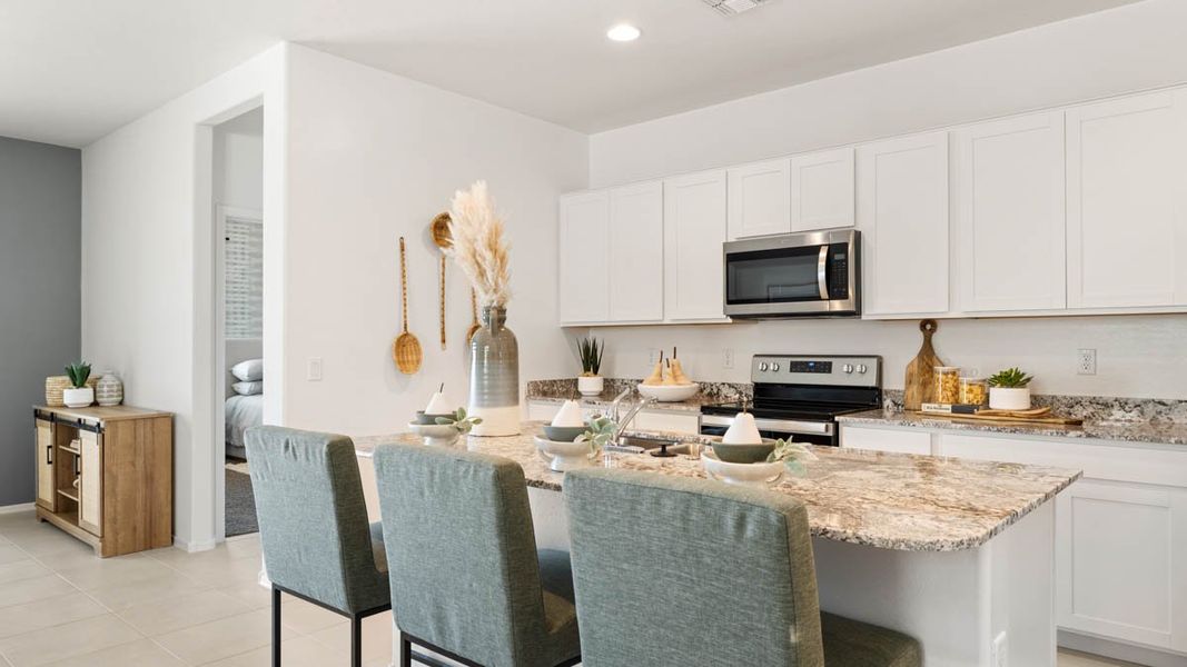 Furnished interior view inside a new home in Elena Trails, Maricopa (Image 13).