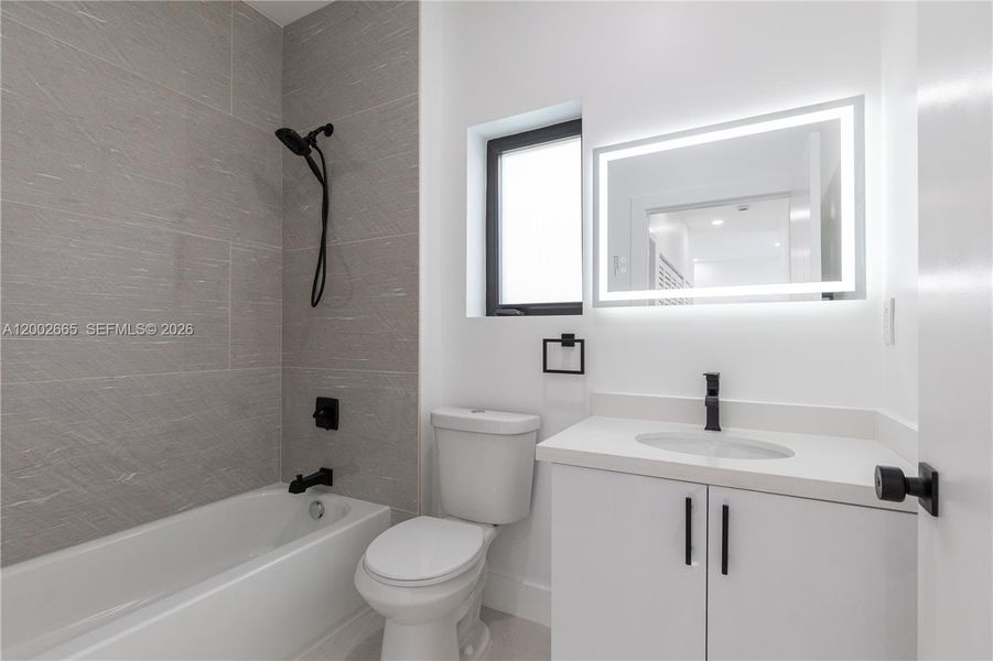 Furnished interior view inside a new home in , Miami (Image 5).