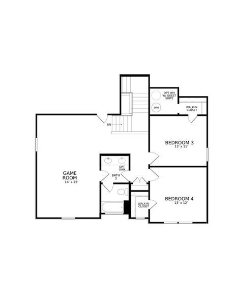 Visualize potential layouts and spatial relationships within this thoughtfully designed floor plan. Visualize potential layouts and spatial relationships within this thoughtfully designed floor plan.