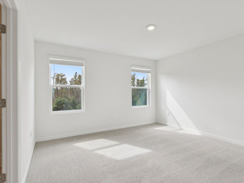 Spacious, unfurnished interior of a new home in Cagan Crossings West, Clermont (Image 10). Spacious, unfurnished interior of a new home in Cagan Crossings West, Clermont (Image 10).