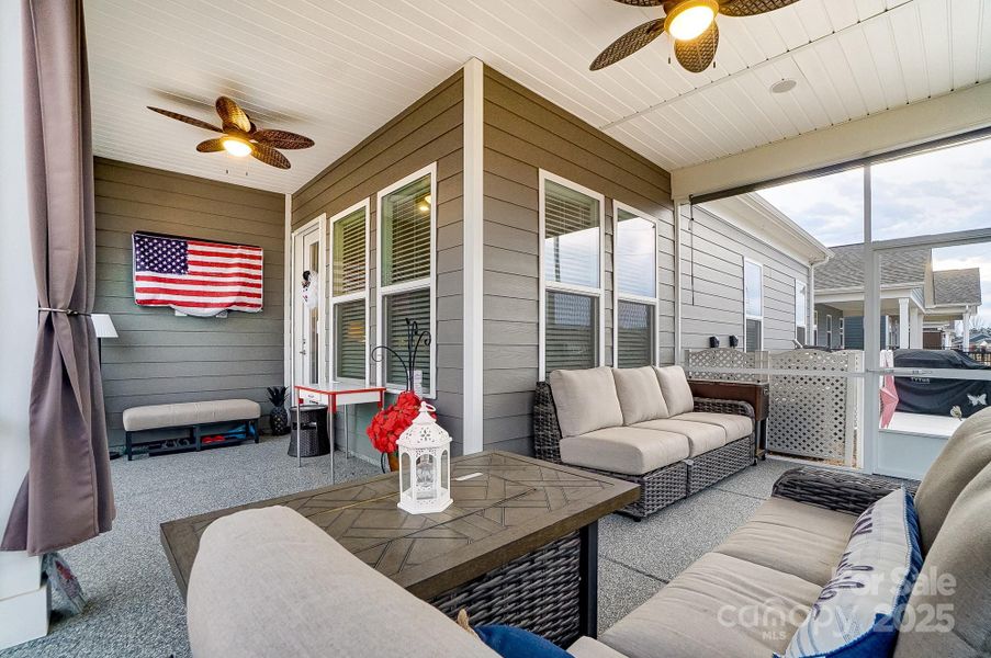 Furnished interior view inside a new home in Esplanade at Northgate, Indian Trail (Image 28).