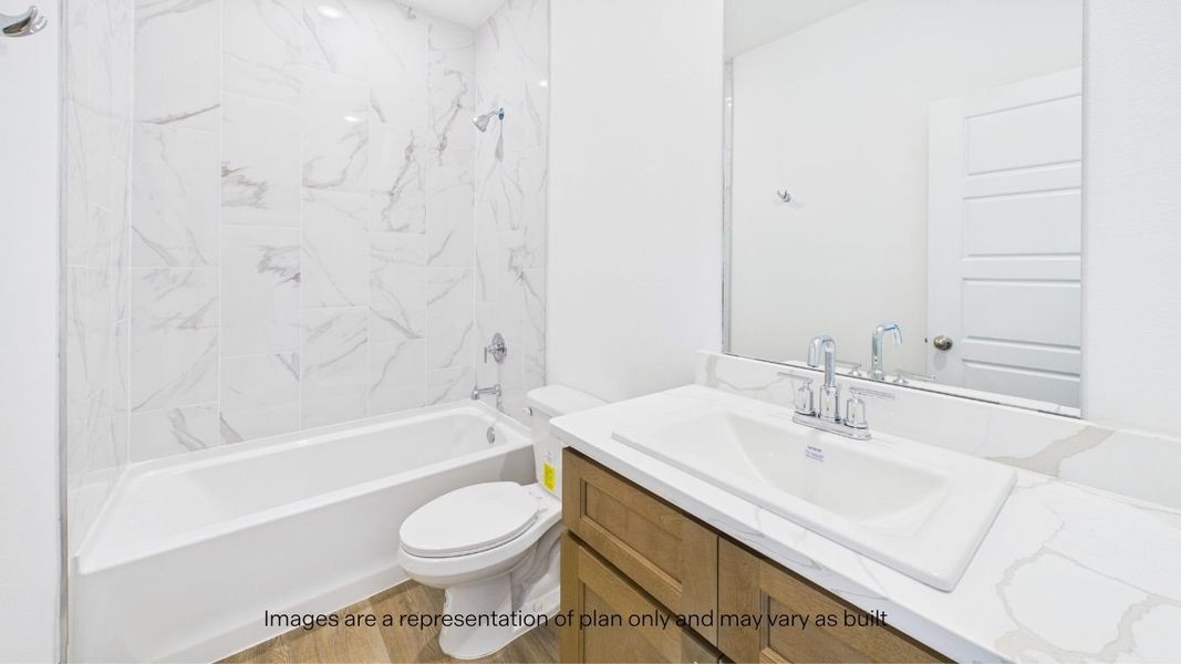 Furnished interior view inside a new home in Westmont, Lubbock (Image 18).