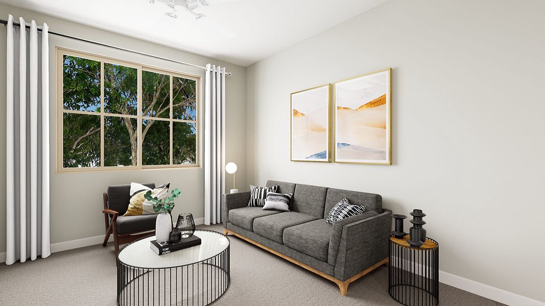 Representative furnished interior of a home built from the Tipton Plan 3507 by Tri Pointe Homes in Waterston Central, Gilbert (Image 26).