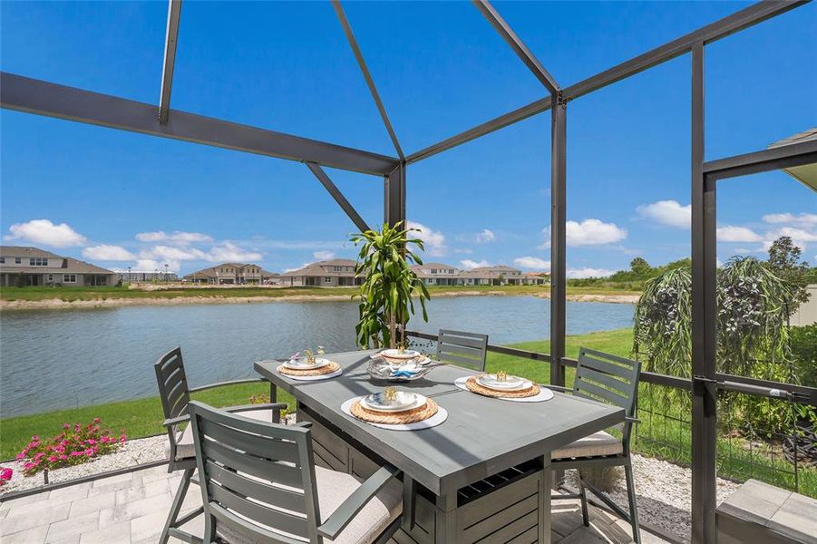 Exterior details and patio area of a home in Seaire, Parrish (Image 27). Exterior details and patio area of a home in Seaire, Parrish (Image 27).