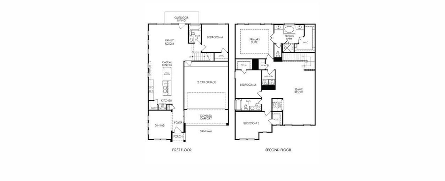 2D floor plan layout of this home in , Houston, TX (Image 3). 2D floor plan layout of this home in , Houston, TX (Image 3).