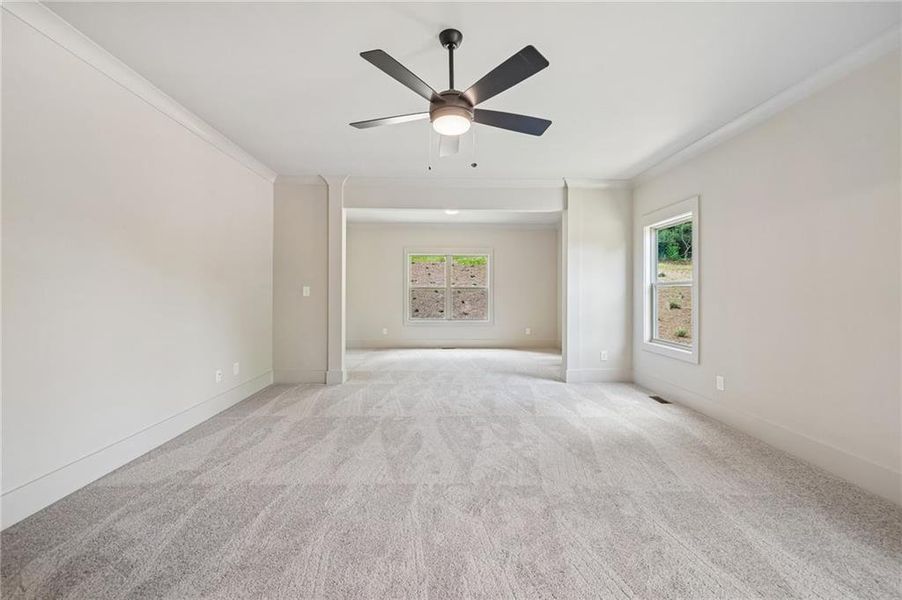 Spacious, unfurnished interior of a new home in Steeplechase, Hoschton (Image 23).