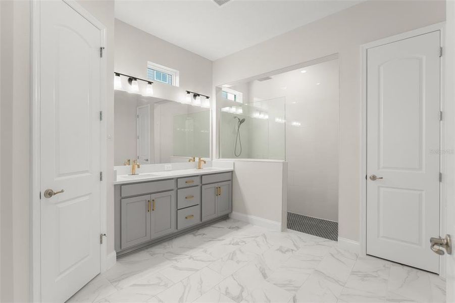Furnished interior view inside a new home in , Orlando (Image 15).