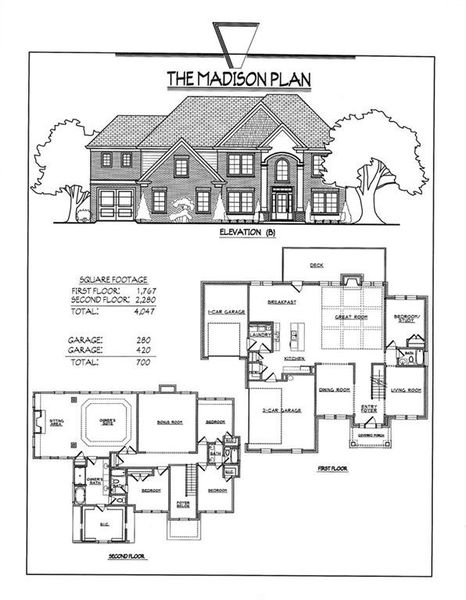 2D floor plan layout of this home in , Conyers, GA (Image 1).