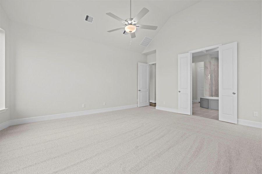 Spacious, unfurnished interior of a new home in Harvest Green, Richmond (Image 23). Spacious, unfurnished interior of a new home in Harvest Green, Richmond (Image 23).