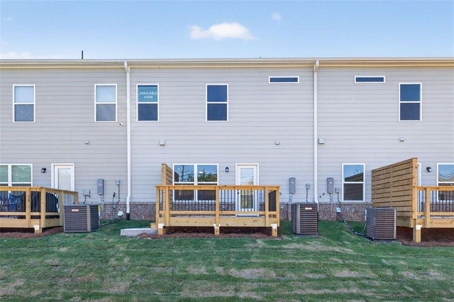 Exterior details and patio area of a home in Franklin Manor, Lawrenceville (Image 2). Exterior details and patio area of a home in Franklin Manor, Lawrenceville (Image 2).