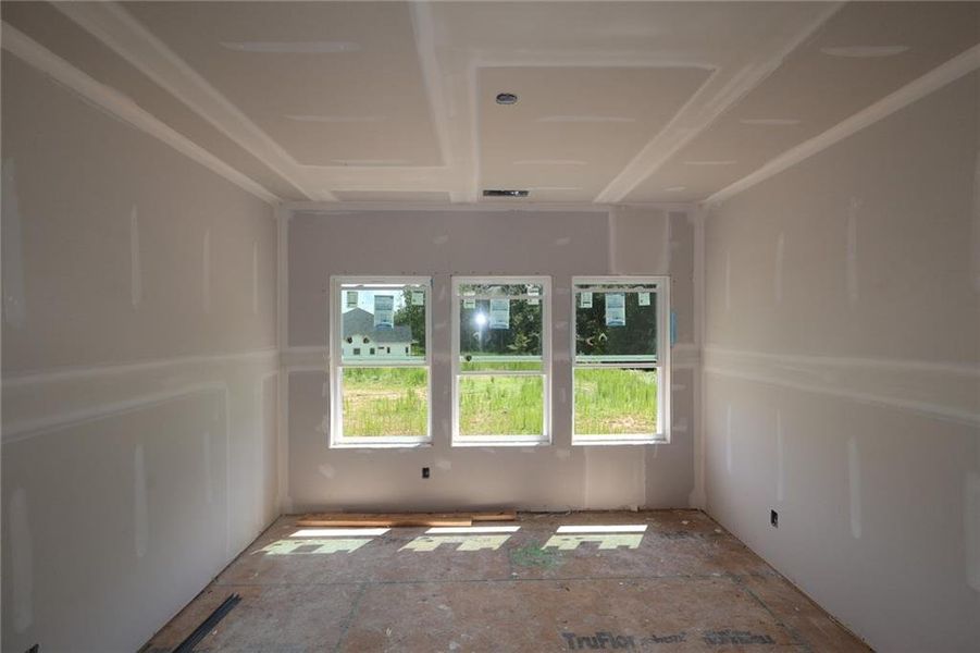 In-progress construction of a new home in Meadow Brook Farms, Cumming, GA (Image 5).