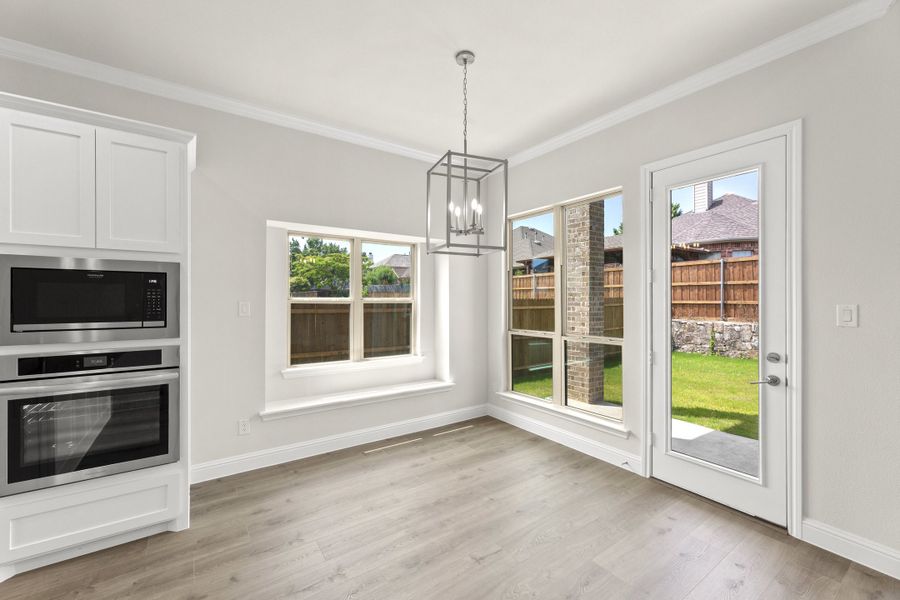 Representative unfurnished interior of a home built from the Chessel JS by Sandlin Homes in Timberbrook, Justin (Image 17).